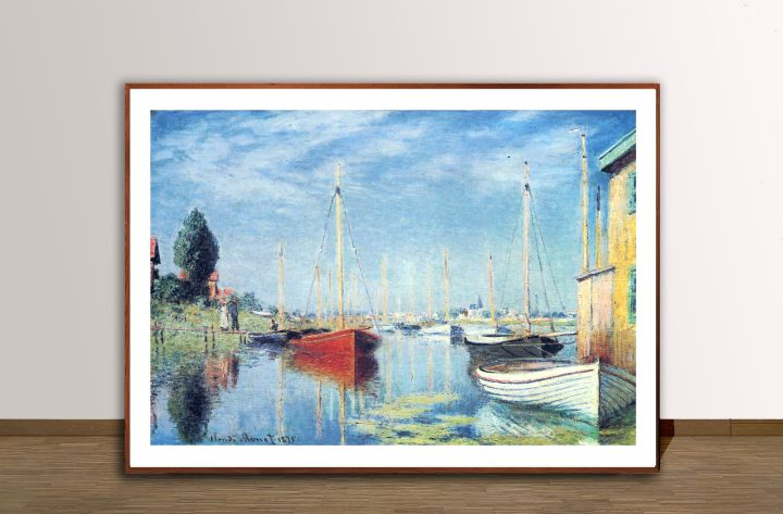 Boats by Claude Monet Fine Art Print - Arty Posters