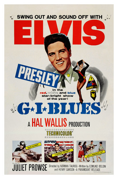 Elvis Presley G I Blues Movie Poster | Arty Posters