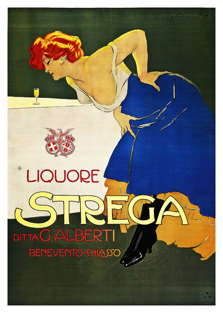 Liquore Strega Vintage Food&Drink Poster | Arty Posters