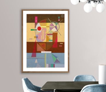 Disintegrated Tension by Wassily Kandinsky Fine Art Print - Arty Posters